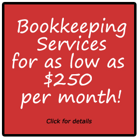 Bookkeeping Services for as low as $250 per month